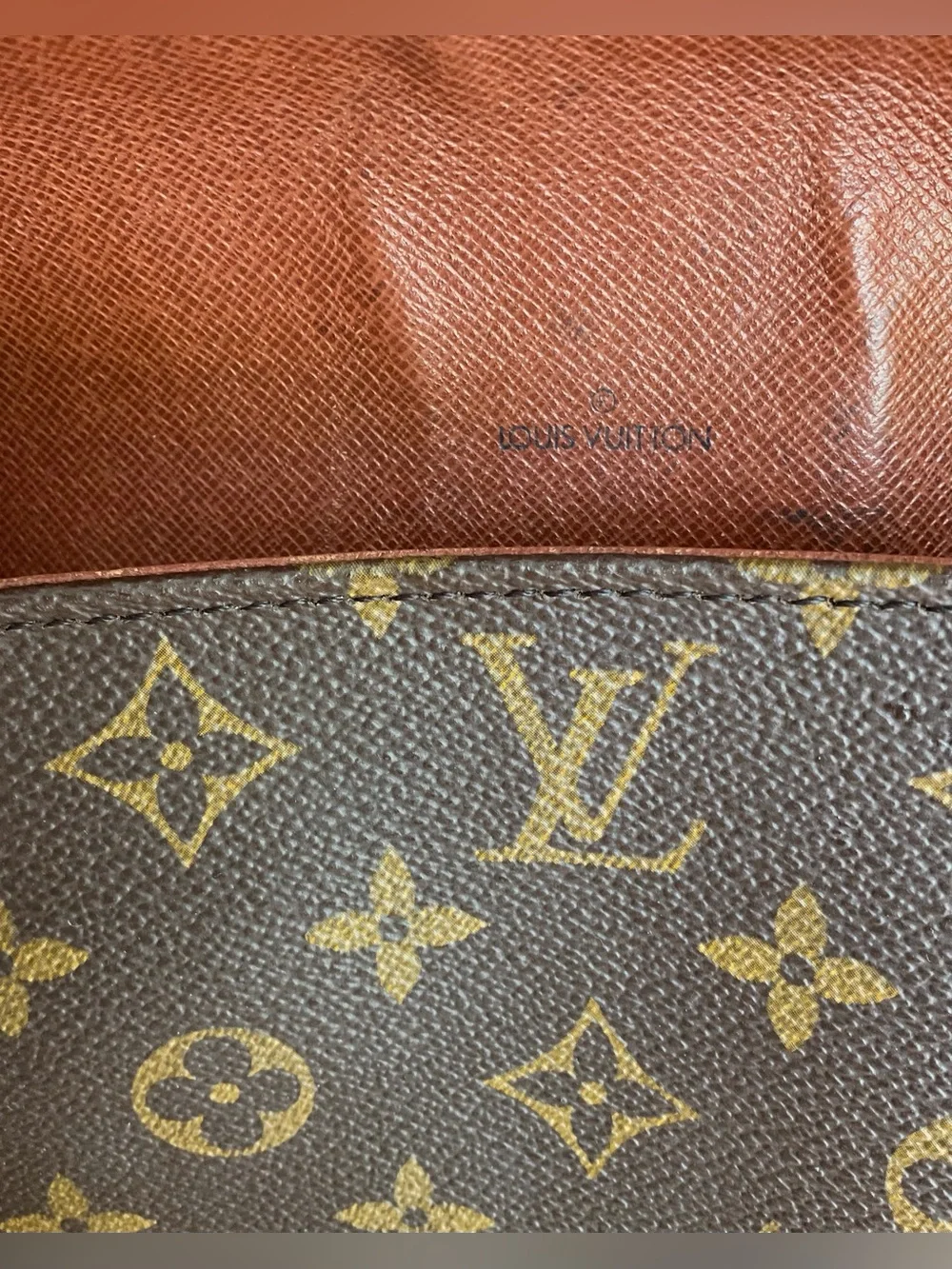 ✅AUTHENTIC GM ST CLOUD Brown Monogram SHOULDER Strap LOUIS VUITTON